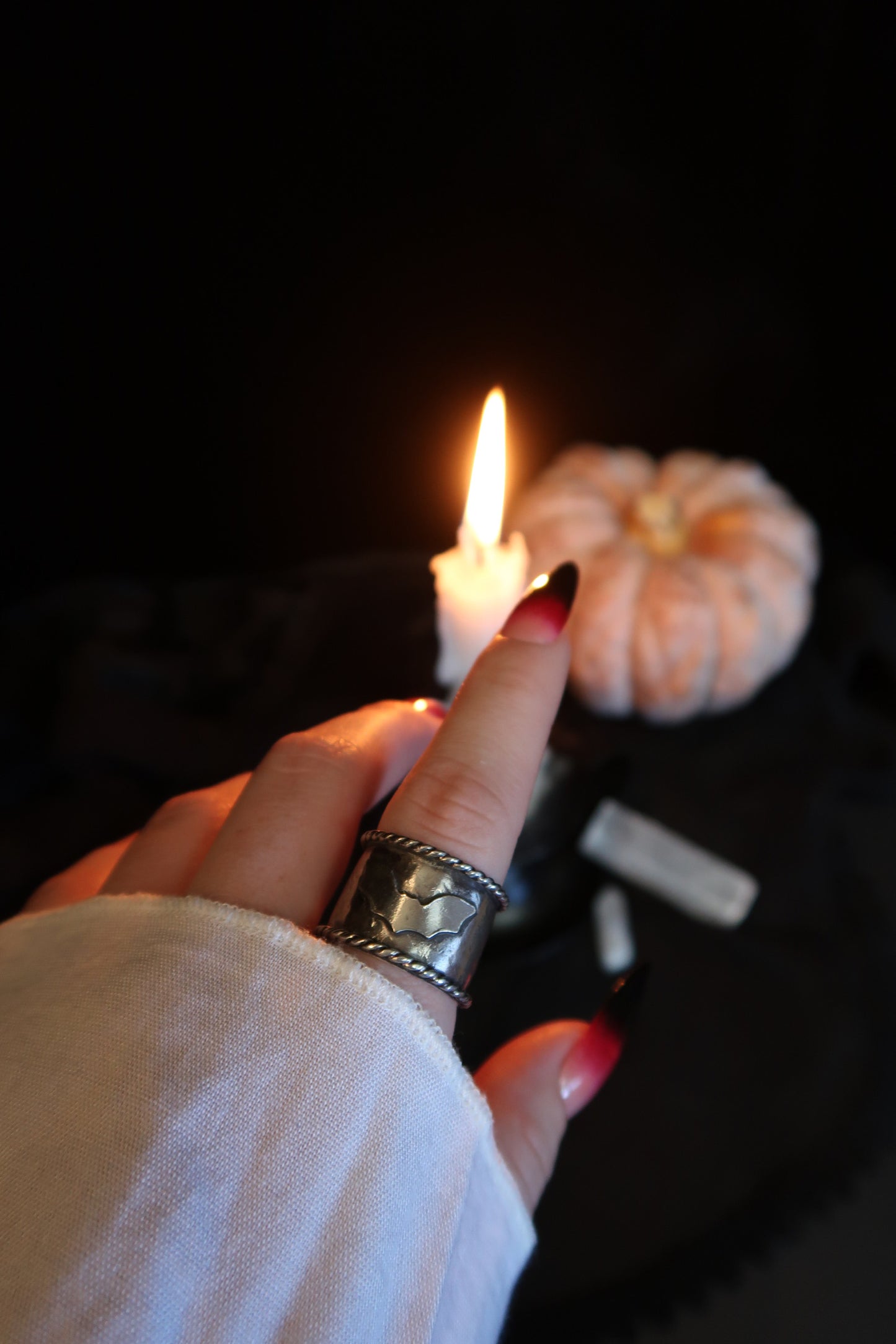 Bat Statement Ring -Size 8