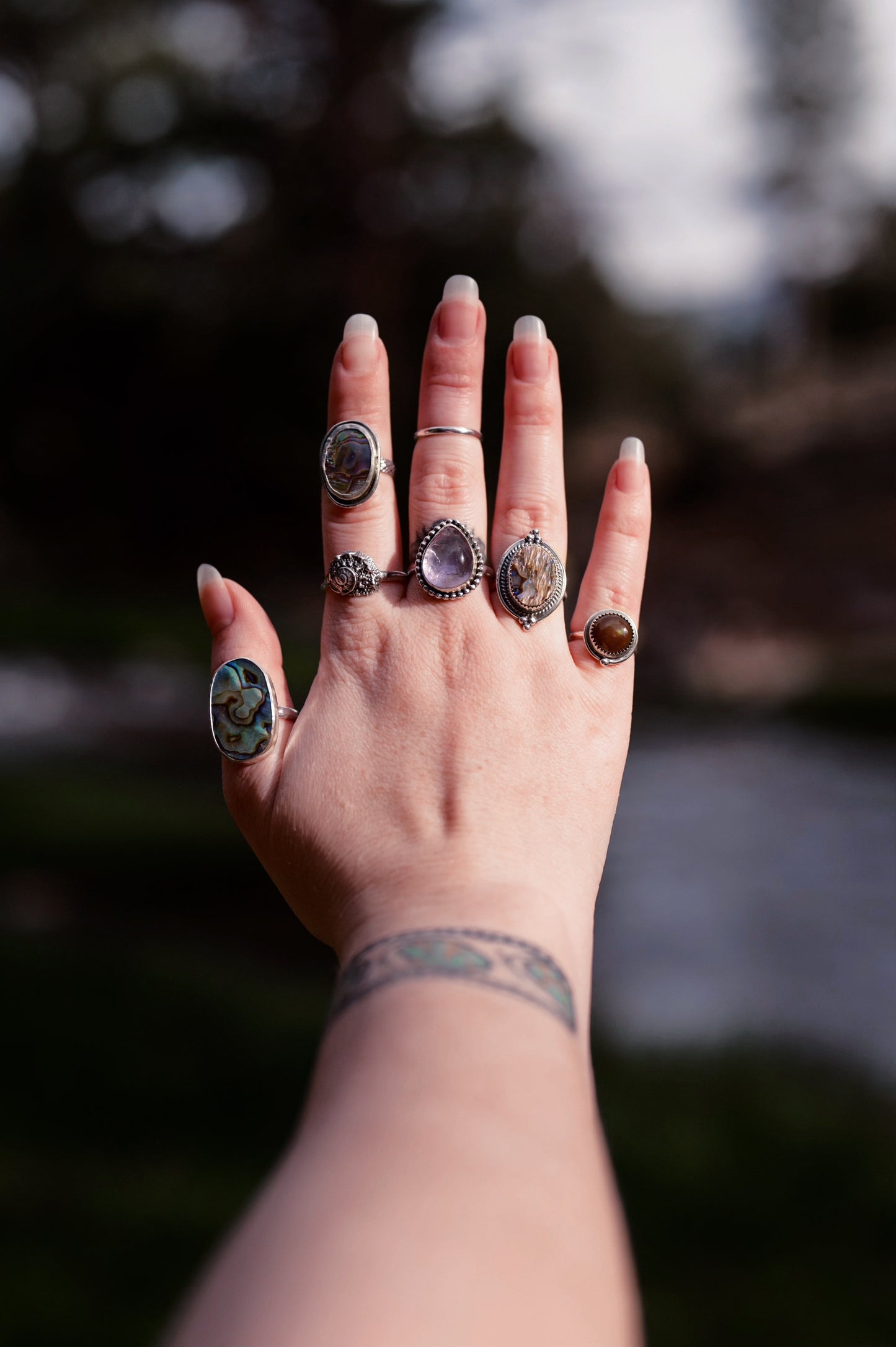 Abalone Ring - Size 8.5
