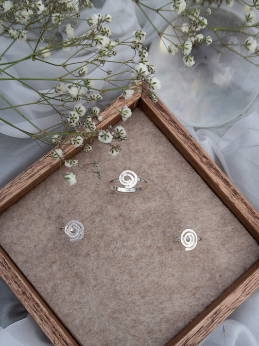 Spiral Stacker Ring - Size 6.75 & 11